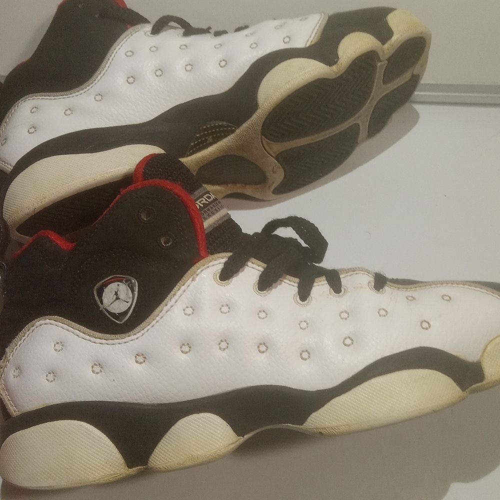 Nike Boys Air Jordan Jumpman 820273-101 White Basketball Shoes Size 6Y Youth